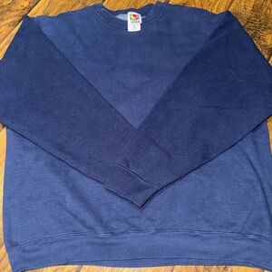 Vintage Blank- XL Fruit of The Loom Super Cotton Crewneck sweatshirt